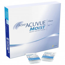 Мягкие контактные линзы ACUVUE MOIST with LACREON 90pk/14.2/9.0