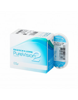 Мягкие контактные линзы Pure Vision2 6pk/14.0/8.6