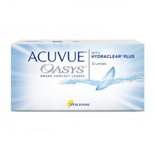 Мягкие контактные линзы ACUVUE OASYS with HYDRACLEAR PLUS 12pk/14.0/8.8 в Чите
