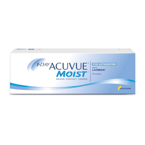Контактные линзы ACUVUE MOIST for ASTIGMATISM with LACREON – комфорт весь день