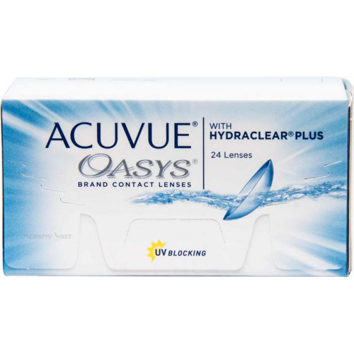Мягкие контактные линзы ACUVUE OASYS with HYDRACLEAR PLUS 24pk/14.0/8.4 в Чите