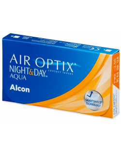 Мягкие контактные линзы Air Optix Night&Day Aqua 3pk/13.8/8.4