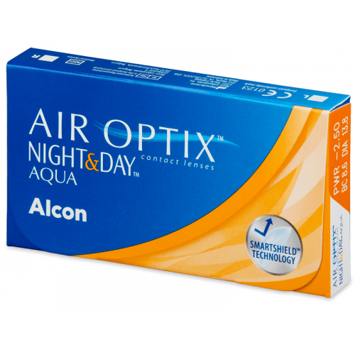 Мягкие контактные линзы Air Optix Night&Day Aqua 3pk/13.8/8.4