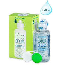 B+L Многофункциональный раствор для мягких контактных линз Biotrue, 120мл