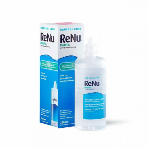 Раствор Renu MultiPlus 360мл для ухода за мягкими контактными линзами